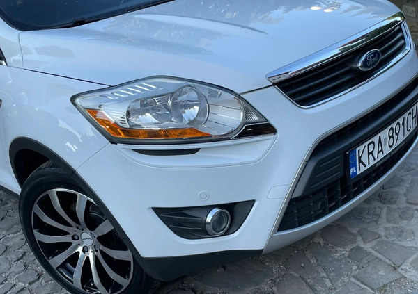 Ford Kuga cena 33900 przebieg: 180000, rok produkcji 2009 z Trzebnica małe 596